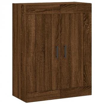 Vidaxl Brown Oak Wall Mounted Cabinet 69.5x34x90 cm Engineered Wood