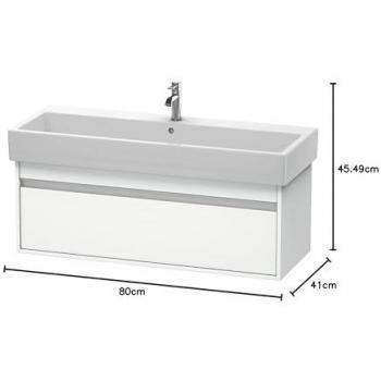 Vasque Ketho Duravit 2000 Coulissant Suspendu