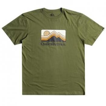Camiseta Quiksilver Manga Corta Estilo Gradient Mount