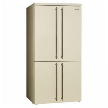 Smeg Frigorifero Americano Side by Side 572 L Classe E No Frost Crema FQ60CPO6