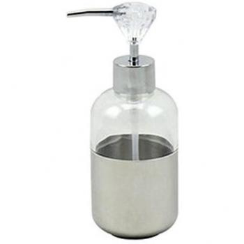 Transparent Steel Soap Dispenser