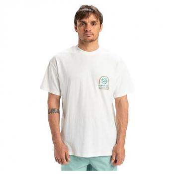 Sun Power Parfait de Quiksilver : T-shirt blanc, manches courtes, L