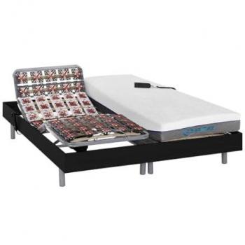 Poltrona Duo “Okin” con Sospensioni e Memory Foam – 2×90×200 cm – Nero
