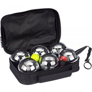 Ensemble Get & Go Pétanque VI 6 Boules (Argenté) 52JV-CHR-Uni