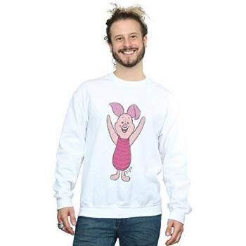 Disney Herren Winnie Puuh Ferkel Sweatshirt L