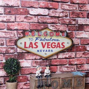 Placa de Pared Iluminada Las Vegas