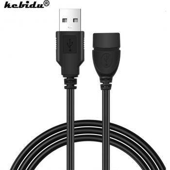 Kebidu 3M USB 2.0 Extender Cable for PC and Laptop