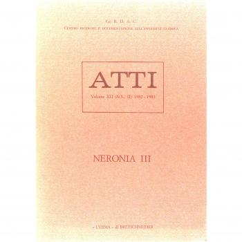 Neronia III. Actes du 3e Colloque international de Société internationale d'études néroniennes