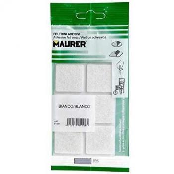 FeltAdh 30x30 mm Bianco – Blister 6 Pz (Maurer)
