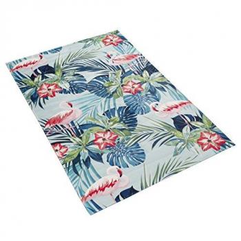 Böing Teppich »Lovely Kids 410«, rechteckig, 6 mm, Motiv Flamingo und Hibiskus, Wohnzimmer