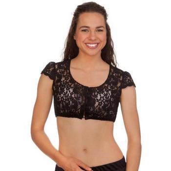 Spieth & Wensky Dirndlbluse – MERKLINGEN – Damenmode in Schwarz und Weiß