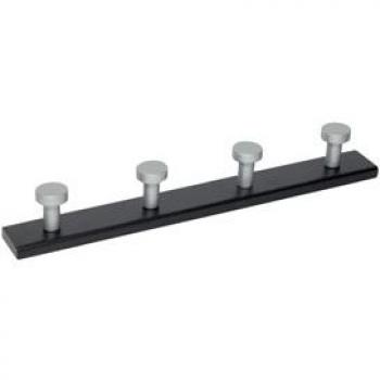 Percha de Madera 4P Cromo B.Weng