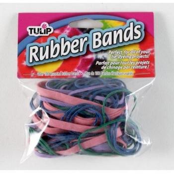 Tulip Assorted Color Rubber Bands 100-Count