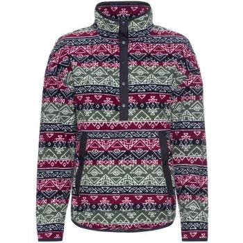 Bunter Fleecepullover POLARINO für Damen