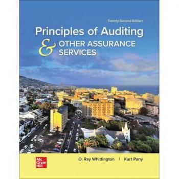 McGraw-Hill Publishing Company Principles of Auditing & Other Assurance Services (Looseleaf)