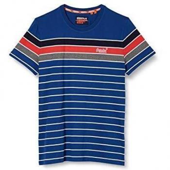 Superdry Herren OL Bretton Stack Tee Freizeithemd, Blau, Größe S