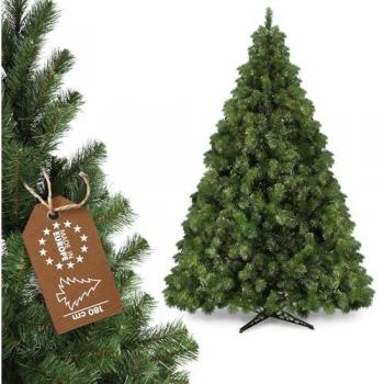 Abete artificiale KADAX 180 cm, spoglio verde e denso