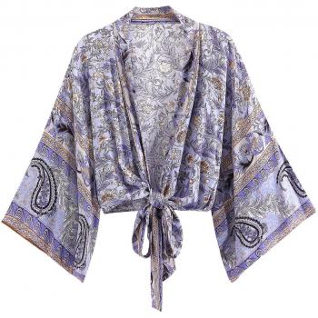 Blusa Boho con Encaje y Cubierta Ups