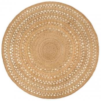 Tapis Rond en Jute Tressé 180 cm