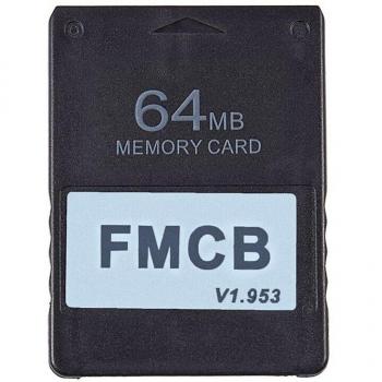 Tarjeta de memoria FMCB para PS2, 8MB/16MB/32MB/64MB