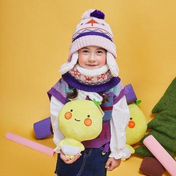 Set Navideño Terciopelo Lemonkid – Bufanda y Gorra