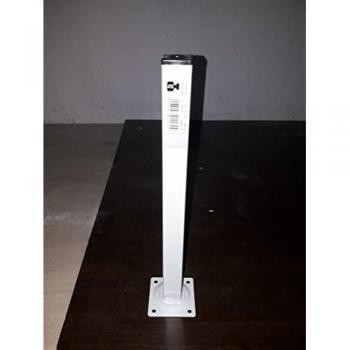 Silla de Apoyo Cuadrado 30 cm Acero Epoxi Blanco