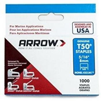 Arrow 505M1 Monel Staples 5/16 Box of 1000