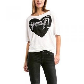Camiseta Desigual TS_ELVIRA para mujer, color multicolor (blanco 1000), talla 36