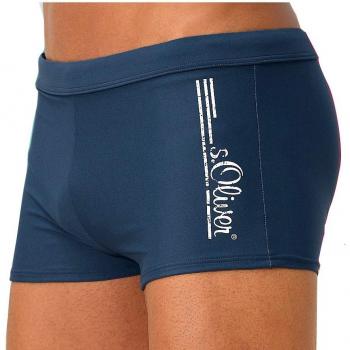 S.Oliver Herren Boxer-Badehose mit Logo