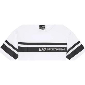 T-shirt EA7 blanc pour enfant