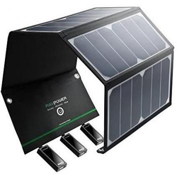 RAVPower 24W Cargador Solar a Prueba de Agua