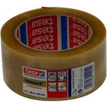 Tesa Transparent PVC Packaging tape 66 m x 50 mm