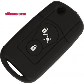 Jingyuqin Remote Key Fob Case for Ssangyong Actyon SUV Kyron