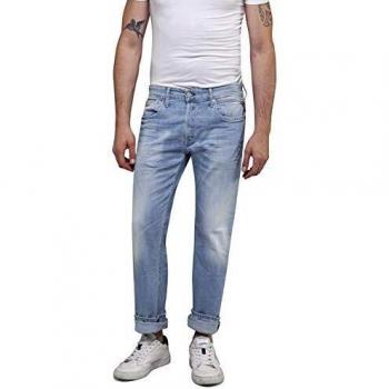 Jean Replay Grover Droit, Bleu (Light Blue 10), W29/L30