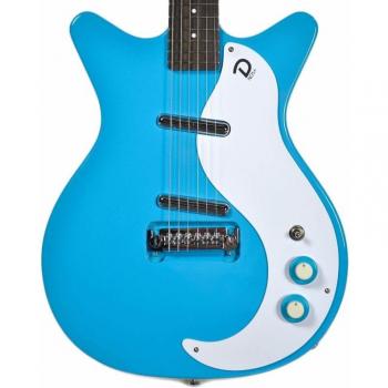 Danelectro '59M NOS+ Rétro Vintage Baby Come Back Bleu