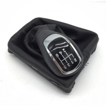 Carlob Handgeschakelde Pookknop en Gaiter Hoes voor Skoda Octavia II (09-12)