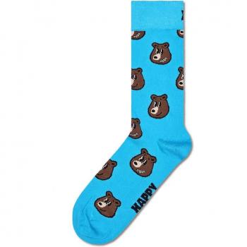 Turquoise Animal Print Socks