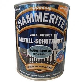 Hammerite Metall-Schutzlack Hammerschlag 750ml metallblau