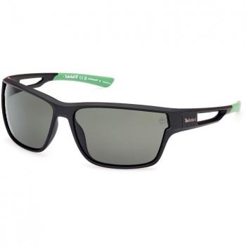 Timberland TB00001 Polarized Green Sunglasses in Black for Men, 65 MM
