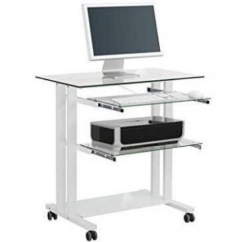 Maja Minimalist Laptop Desk – White (98 × 61 × 13 cm)