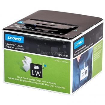 Etiqueta Dymo LW 62x106 Branco