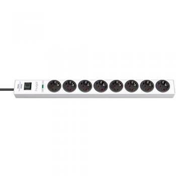 Brennenstuhl Hugo! Steckdosenleiste 8-Fach mit Überspannungsschutz