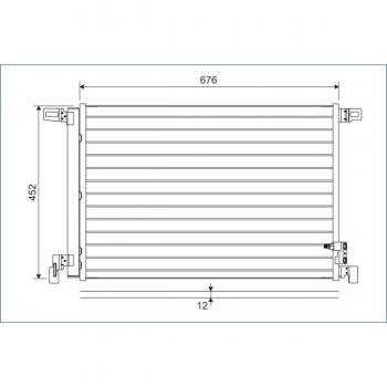 Valeo 822609 Air Conditioning Condenser