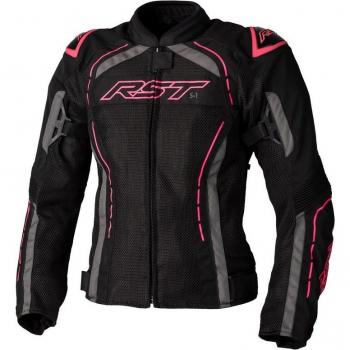 RST S-1 Giacca Tessile Moto Donna Nero Rosa XL