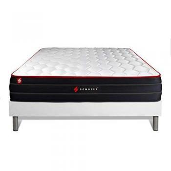 Sommier et matelas Boost ressorts ensachés 160x200