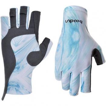 Gants de pêche en Lycra, demi-doigt, pour l'extérieur, antidérapants