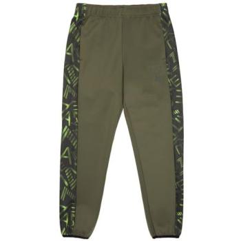 EA7 Pantalone Verde Oliva con Bande Laterali Logate per Bambini