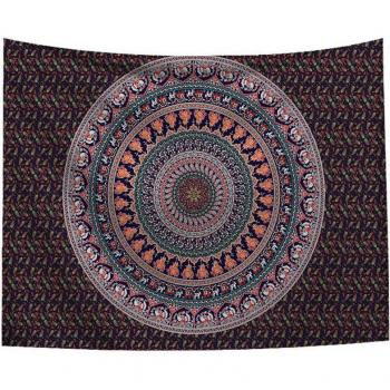 Mandala Pattern Polyester Tapestry
