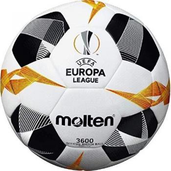 3600 Serie: Molten Unisex UEFA Europa League Match Ball – Weiß/Schwarz/Orange – Größe 5