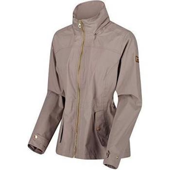 Regatta Frauenjacke Laurenza – Leichtgewicht, mit faltbarer Kappe, wasserfestes Shell, Nutmeg, 8